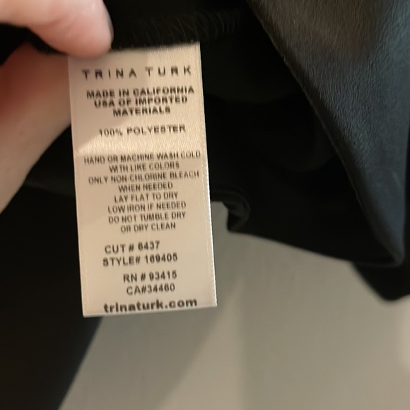 NWT Trina Turk tie front flyaway Jacket / Shrug - Picture 6 of 7